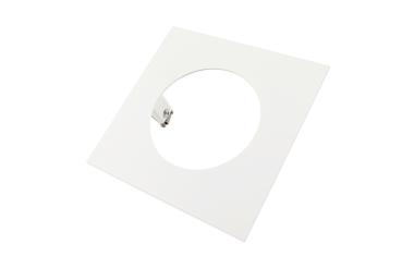 Mechanisches Montagezubehör - Reduzierring eckig 155/95 mm, Verkehrsweiß