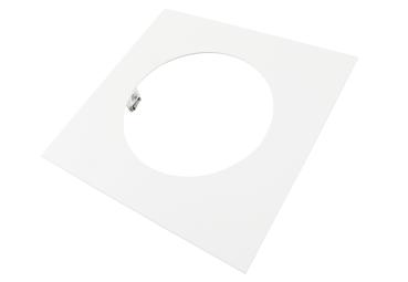 Mechanisches Montagezubehör - Reduzierring eckig 240/180 mm, Verkehrsweiß