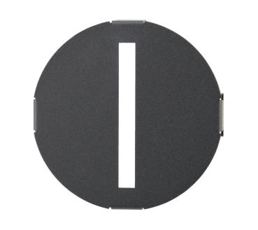Preview: Mechanisches Systemzubehör - Abdeckung, 68/70, Schlitz, Serie ShoreLine Pro, Dunkelgrau
