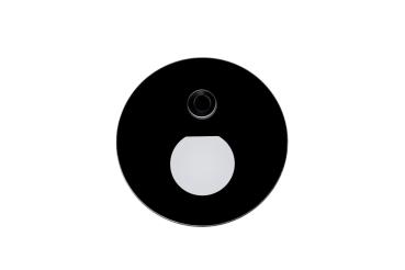 Mechanisches Systemzubehör - Abdeckung Round Glas für Alwaid Pro Motion, halbrund Lichtkegel, Schwarz