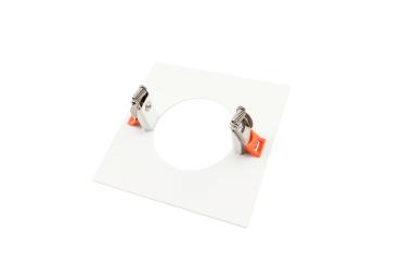 Preview: Mechanisches Montagezubehör - Reduzierring eckig 130/70 mm, Signalweiß