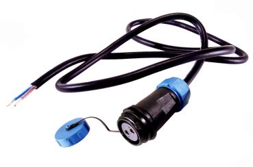 Elektrisches Montagezubehör - Weipu HQ 12/24/48V Einspeisekabel 2-polig