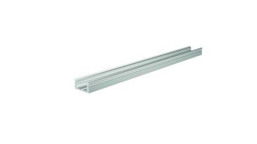 Profil - U-Profil flach AU-01-08, 3m, Silber