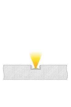 Preview: Profil - U-Profil flach AU-01-10, 3m, Silber