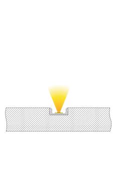 Preview: Profil - U-Profil flach AU-01-12, 1m, Silber