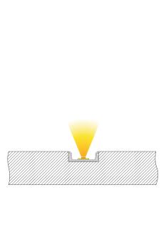 Preview: Profil - U-Profil flach AU-01-15, 2m, Silber