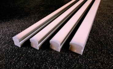 Preview: Profil - U-Profil hoch AU-02-10, 1m, Silber