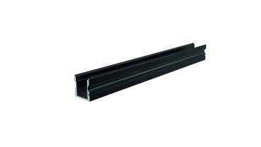 Profil - U-Profil hoch AU-02-10, 2m, Schwarz