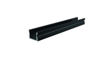 Profil - U-Profil hoch AU-02-15, 2m, Schwarz