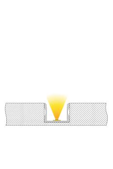 Preview: Profil - U-Profil hoch AU-02-20, 2m, Silber