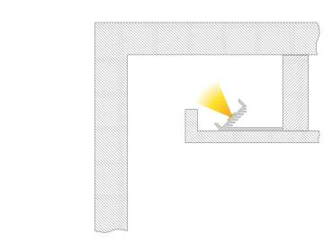 Preview: Profil - Winkel-Profil 45° AV-01-20, 2m, Silber