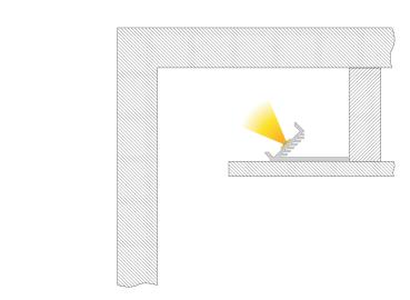 Profil - Winkel-Profil 45° AV-01-20, 2m, Silber