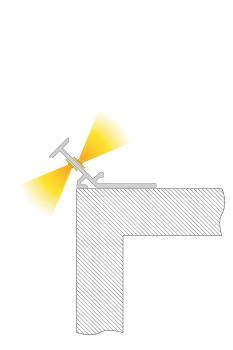 Preview: Profil - Winkel-Profil 135° AV-02-20, 2m, Silber