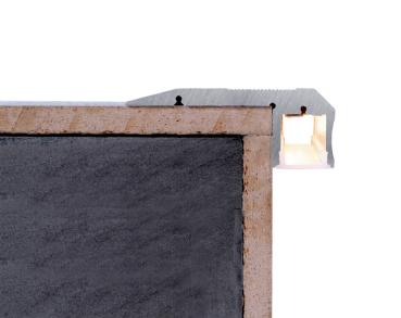 Preview: Profil - Treppenstufen-Profil AL-02-10, 1m, Silber