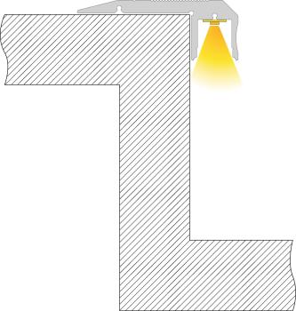 Preview: Profil - Treppenstufen-Profil AL-02-10, 2m, Silber