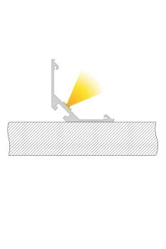 Preview: Profil - Eck-Profil AV-05-25, 2m, Silber