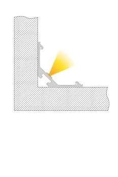 Preview: Profil - Eck-Profil AV-05-25, 2m, Silber