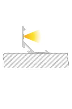 Profil - Eck-Profil AV-05-25, 3m, Silber