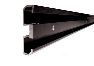 Preview: Profil - Sockel-Profil AM-02-10, 3m, Schwarz