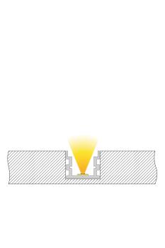 Preview: Profil - IP-Profil, U-hoch AU-05-15, 2m, Silber
