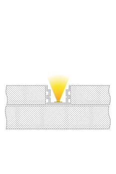 Profil - IP-Profil, U-hoch AU-05-15, 2m, Silber