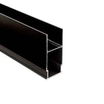 Profil - Combo Beton Trafoprofil, 2 m, schwarz