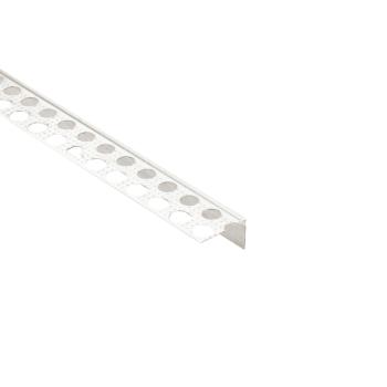 Profil - Combo Anschlussprofil für Spachtelarbeiten Aluminium natur, 1 m