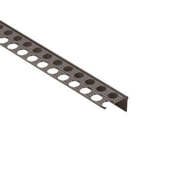 Profil - Combo Anschlussprofil für Spachtelarbeiten schwarz, 3 m