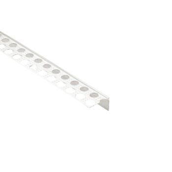 Profil - Combo Anschlussprofil für Spachtelarbeiten weiß, 3 m