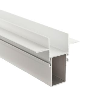 Profil - Combo Einbau Trafoprofil mit Flügel, 13mm, 3m weiß