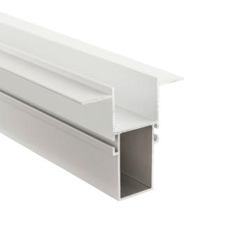 Profil - Combo Fassade Trafoprofil mit Flügel, 3mm, 2m weiss