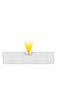 Preview: Profil - T-Profil flach ET-01-08, 2m, Silber