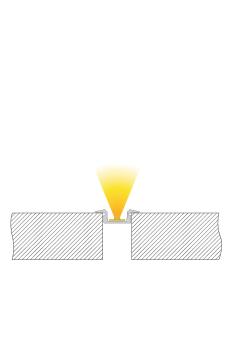 Preview: Profil - T-Profil flach ET-01-08, 2m, Silber