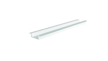 Profil - T-Profil flach ET-01-12, 2m, Weiß