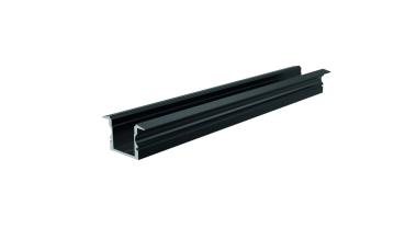 Profil - T-Profil hoch ET-02-12, 2m, Schwarz