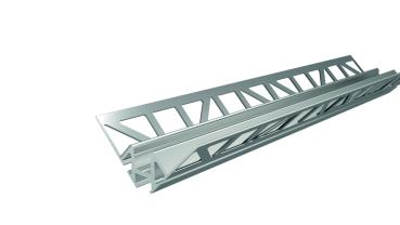 Profil - Fliesen-Profil Ecke innen EV-01-08, 3m, Silber