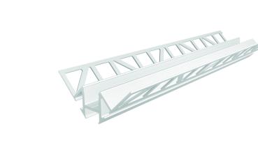 Profil - Fliesen-Profil Ecke innen EV-01-12, 2,5m, Weiß