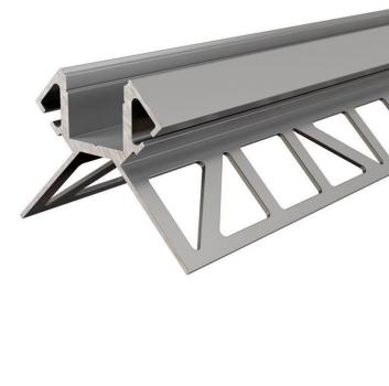 Profil - Fliesen-Profil Ecke außen EV-02-12, 2,5m, Silber