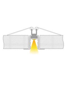 Preview: Profil - Trockenbau-Profil, Wand-Decke ET-03-10, 3m, Silber