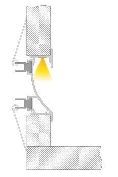 Preview: Profil - Trockenbau-Profil, Wandvoute EL-02-12, 3m, Silber