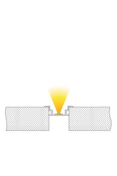 Preview: Profil - IP-Profil, T-flach ET-05-12, 3m, Silber