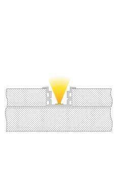 Profil - IP-Profil, T-hoch ET-05-15, 2m, Silber