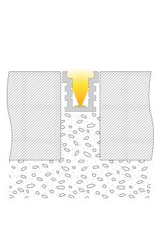 Preview: Profil - IP-Profil, U-hoch, befahrbar EU-01-12, 2m, Silber