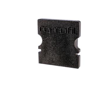 Profil Endkappe - Endkappe P-AU-02-08 Set 2 Stk, Schwarz