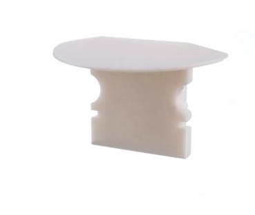 Profil Endkappe - Endkappe P-ET-02-08 Set 2 Stk, Weiß