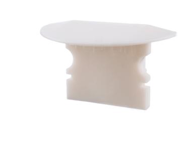 Profil Endkappe - Endkappe P-ET-02-10 Set 2 Stk, Weiß