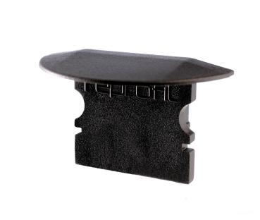 Profil Endkappe - Endkappe P-ET-02-10 Set 2 Stk, Schwarz