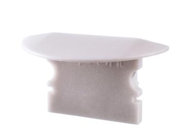 Profil Endkappe - Endkappe P-ET-02-12 Set 2 Stk, Grau