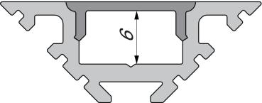 Preview: Profil Endkappe - Endkappe P-AV-01-10 Set 2 Stk, Weiß
