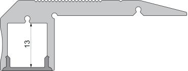 Preview: Profil Endkappe - Endkappe P-AL-02-10 Set 2 Stk, Grau